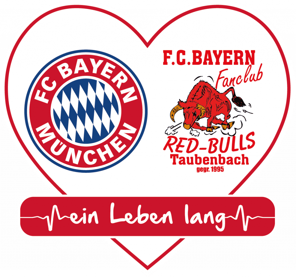 Bayerischer Fußballverein FC Bayern München Logo, Fanclub, Taubenbach.