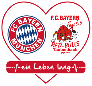 Bayerischer Fußballverein FC Bayern München Logo, Fanclub, Taubenbach.