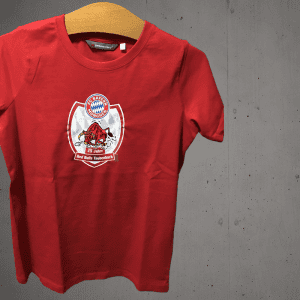 1. Red Bulls Taubenbach Fan T-Shirt mit FC Bayern München Logo.