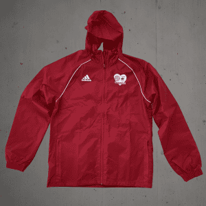 Herren Regenjacke mit Logo, ideal für Sport und Outdooraktivitäten.